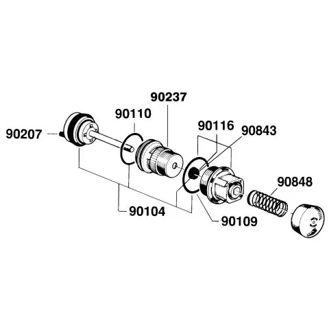 PRESTO WS 90104 Reservdelssats Begränsat antal